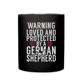 Cadeaux de berger allemand - Mug uni - noir - Devant