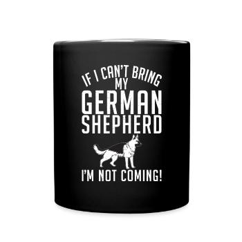 Cadeaux de berger allemand - Mug uni - noir - Devant