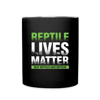 Reptile Lives Matter Herpétologiste Vet Herping Rep - Mug uni - noir - Devant