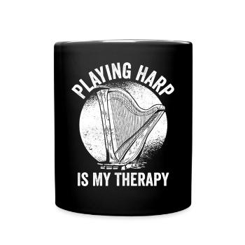 Harpist Harpist - Full Colour Mug - black - Front