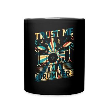 Croyez-moi, je suis un batteur Batterie Instrument Batterie Dr - Mug uni - noir - Devant