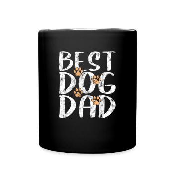 Meilleur père de chien - Mug uni - noir - Devant
