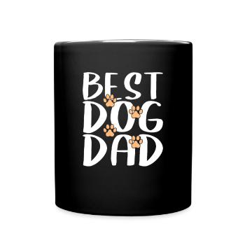 Meilleur père de chien - Mug uni - noir - Devant