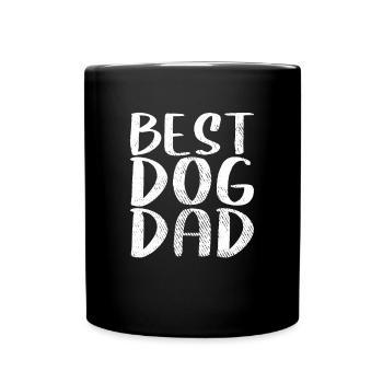 Meilleur père de chien - Mug uni - noir - Devant