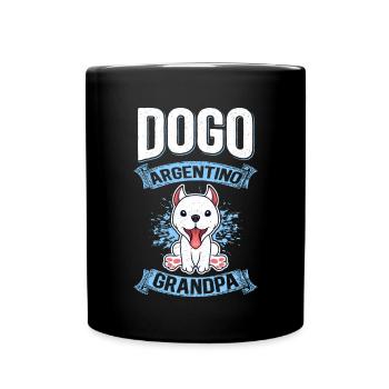 Dogo Argentino Grandpa | Dog Owner Gift - Full Colour Mug - black - Front