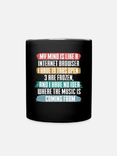 Lustiger Informatiker Spruch, Informatik - Tasse einfarbig - Schwarz