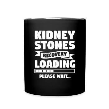Kidney Stones Recovery Loading Please Wait Surgery - Full Colour Mug - black - Front