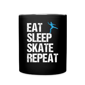 Citation de patinage artistique Cadeau de patinage artistique - Mug uni - noir - Devant