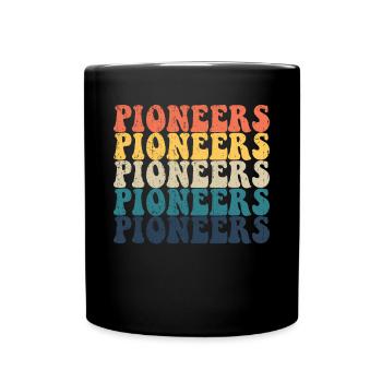 Pioneers High School Pioneers Sportteam Pioneers - Tasse einfarbig - Schwarz - Vorne