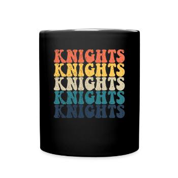 Knights High School Knights Sports Team Knights - Tasse einfarbig - Schwarz - Vorne