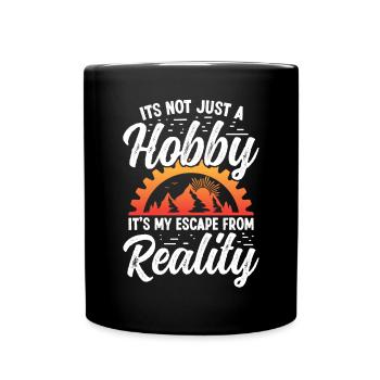 Ce n’est pas seulement un passe-temps, c’est mon évasion - Mug uni - noir - Devant