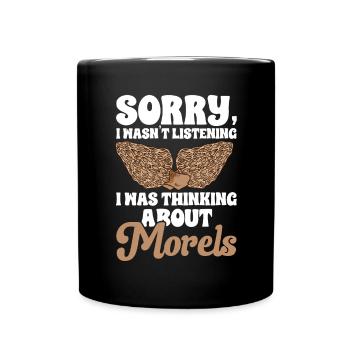 Cueillette de champignons Cueillette de champignons Cueillette de champignons - Mug uni - noir - Devant