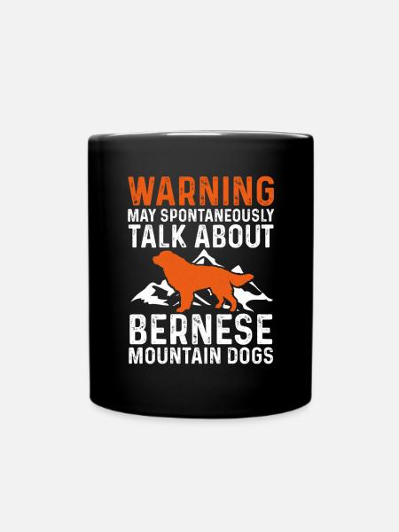 Berner Sennenhund - Tasse einfarbig - Schwarz