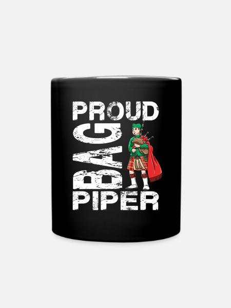 Stolzer Dudelsack - Tasse einfarbig - Schwarz