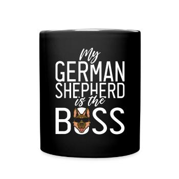 Cadeaux de berger allemand - Mug uni - noir - Devant