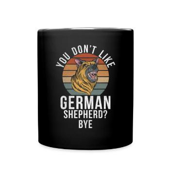 Cadeaux de berger allemand - Mug uni - noir - Devant