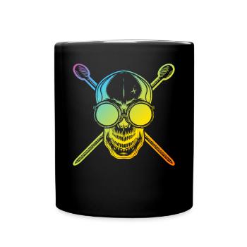 Batteur Batteur Musicien Batteur - Mug uni - noir - Devant