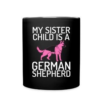 Cadeaux de berger allemand - Mug uni - noir - Devant