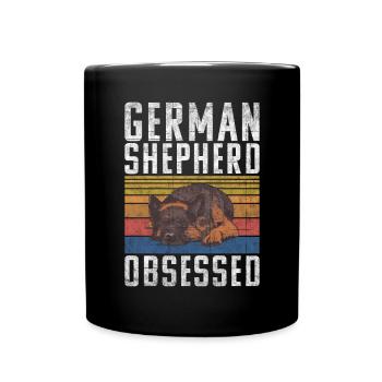 Cadeaux de berger allemand - Mug uni - noir - Devant