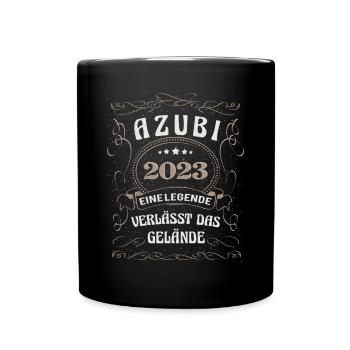 Ausbildung 2023 Abschluss Auszubildende Legende - Tasse einfarbig - Schwarz - Vorne