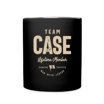 Team Case Lifetime Member - Name Case - Full Colour Mug - black - Front