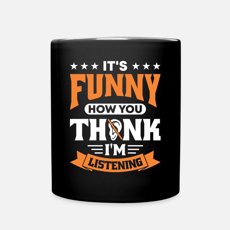 Langue des signes sourde Fierté sourde - Mug uni - noir