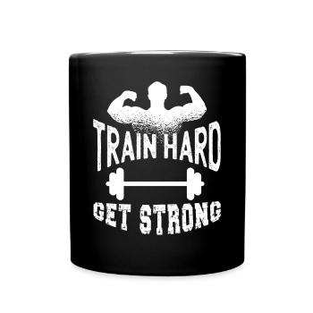 Obtenez un sport de fitness fort - Mug uni - noir - Devant