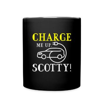 Electric vehicle - Full Colour Mug - black - Front
