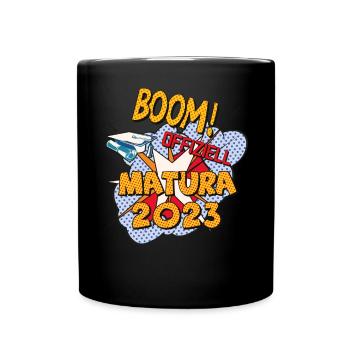 Matura 2023 Abitur passed certificate comic Matura - Full Colour Mug - black - Front