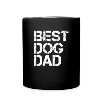 Meilleur père de chien - Mug uni - noir - Devant