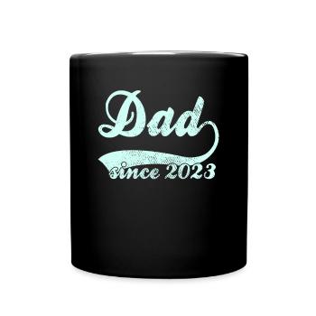 Papa 2023 - Tasse einfarbig - Schwarz - Vorne