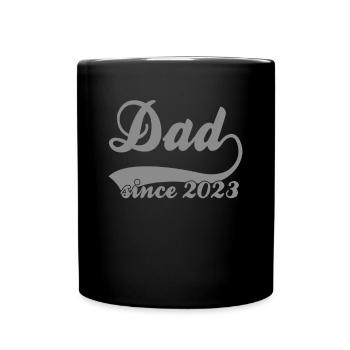 Papa 2023 - Tasse einfarbig - Schwarz - Vorne