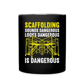 Échafaudage Échafaudage - Mug uni - noir - Devant