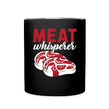 Butcher Sayings Butchery Job Profession Meat Shop - Full Colour Mug - black - Front
