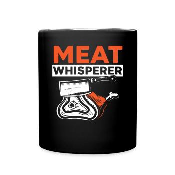 Butcher Sayings Butchery Job Profession Meat Shop - Full Colour Mug - black - Front
