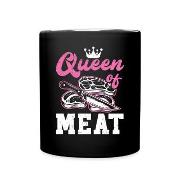 Butcher Sayings Butchery Job Profession Meat Shop - Full Colour Mug - black - Front