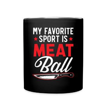 Butcher Sayings Butchery Job Profession Meat Shop - Full Colour Mug - black - Front