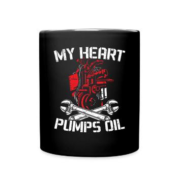 Les mécaniciens diesel ont de plus gros outils Mécanicien automobile - Mug uni - noir - Devant