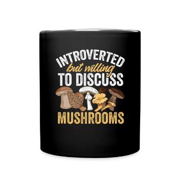 Cueillette de champignons Cueillette de champignons Cueillette de champignons - Mug uni - noir - Devant