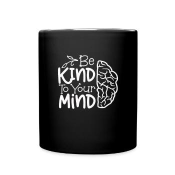 Santé mentale Dire sensibilisation Dépression - Mug uni - noir - Devant