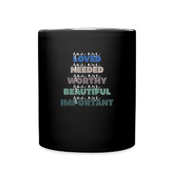 Santé mentale Sensibilisation aux maladies cérébrales humaines - Mug uni - noir - Devant