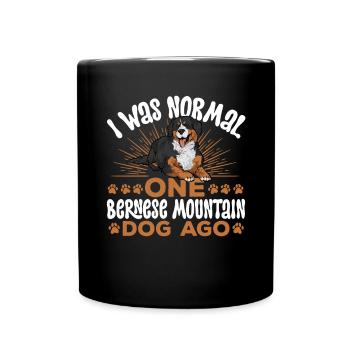 Bernese Mountain Dog - Full Colour Mug - black - Front
