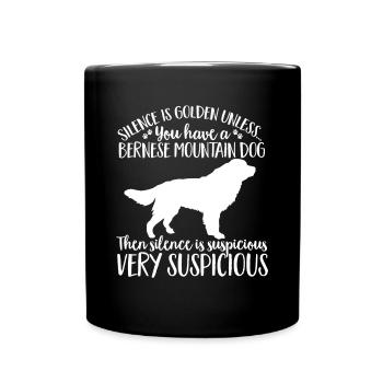 Bernese Mountain Dog - Full Colour Mug - black - Front