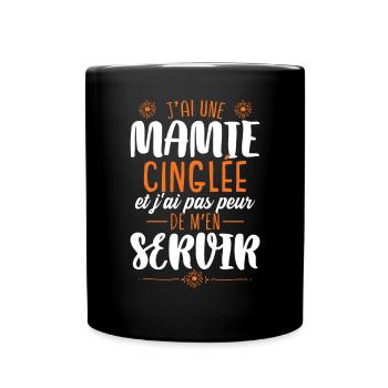 Drôle Petite Fille Cadeau Mamie - Mug uni - noir - Devant