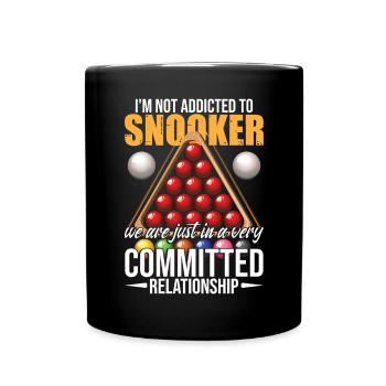 Snooker Funny - Full Colour Mug - black - Front