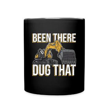 Bagger Fahrer Bagger Bagger - Tasse einfarbig - Schwarz - Vorne
