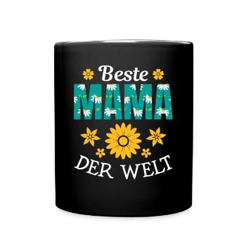 Pour la meilleure maman du monde! Pour la fête des mères - Mug uni - noir - Devant