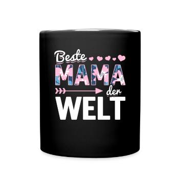 Pour la meilleure maman du monde! Pour la fête des mères - Mug uni - noir - Devant