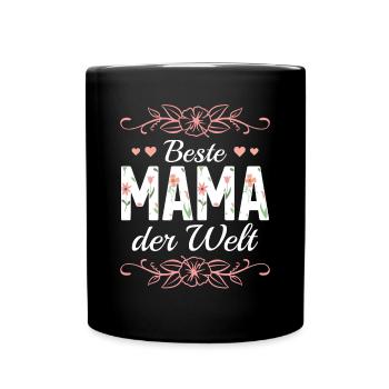 Pour la meilleure maman du monde! Pour la fête des mères - Mug uni - noir - Devant