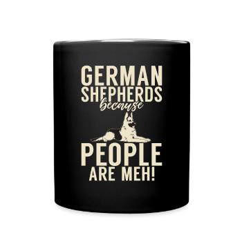 Cadeaux de berger allemand - Mug uni - noir - Devant